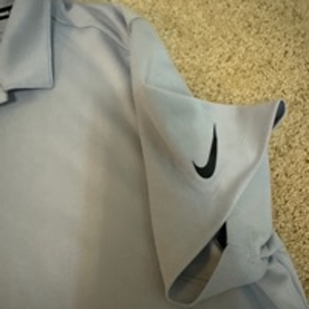 Women's Nike Golf Polo Shirt XXL Gray Dri-FIT - Picture 6 of 6